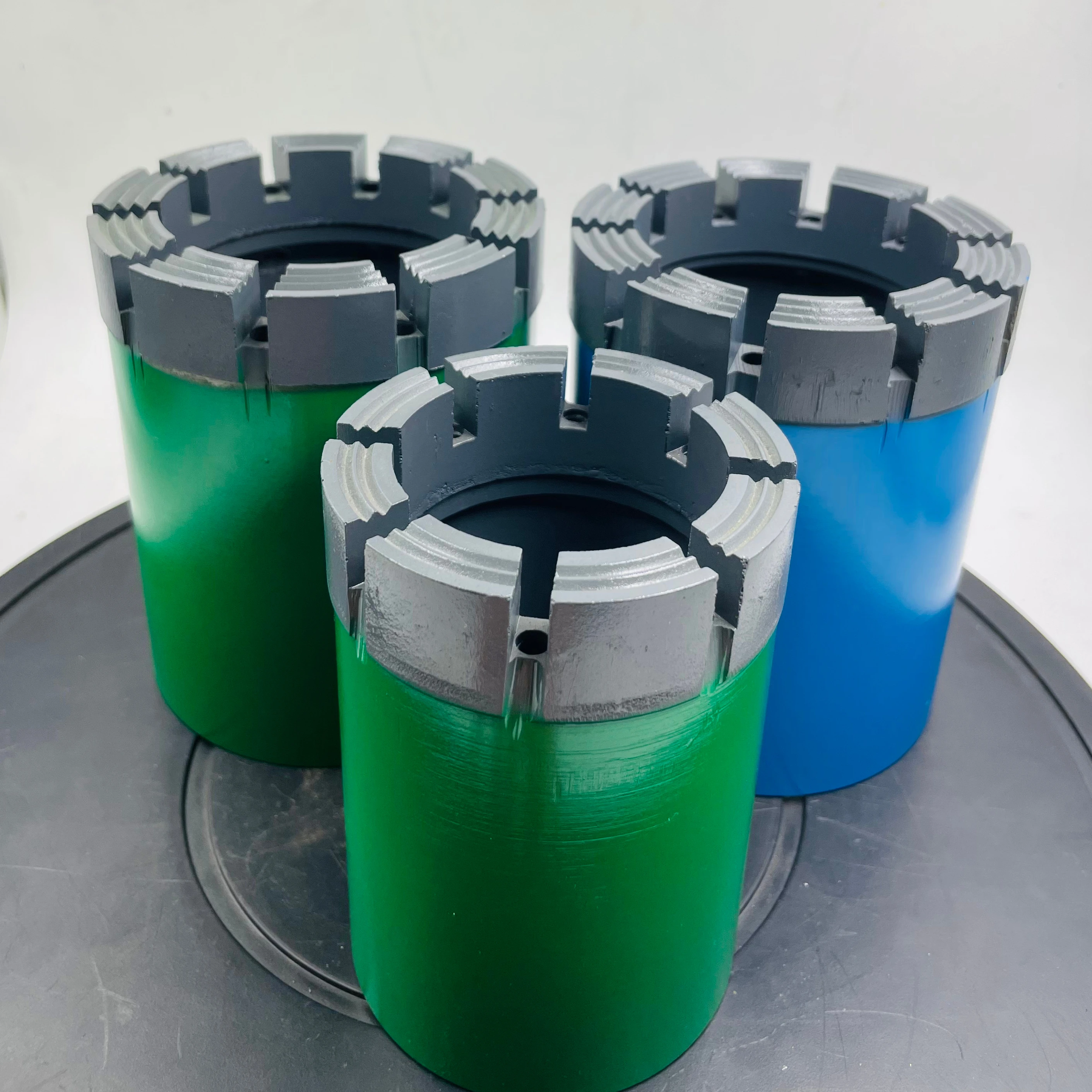 Custom diamond pregnant set hot pressed drill bit for rock 76 mm diameter