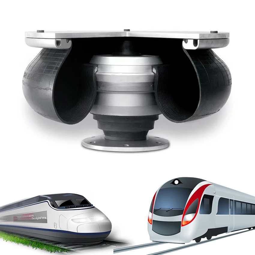 Rail vehicle air spring train spare parts product Reference HD525 train parts accessories with bullet train