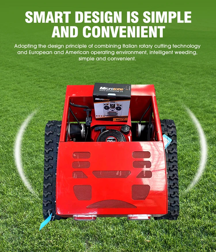 Latest Design Lawn Mower Robot Safe And Secure Mini Robotic Lawn Mower