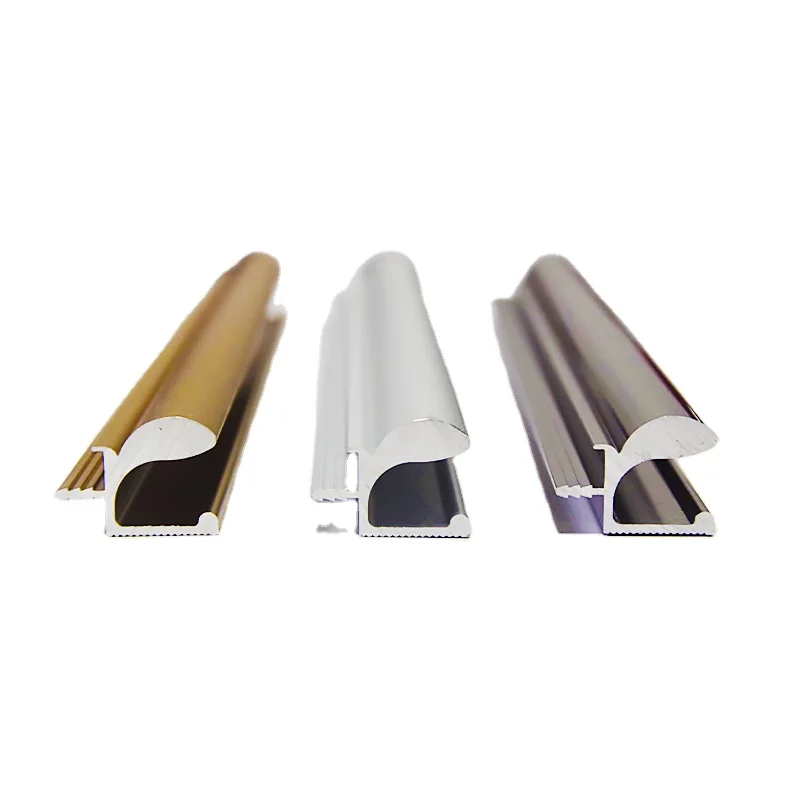 Aluminium furniture accessories kitchen cabinet aluminum handle long profiles aluminium kitchen cabinet