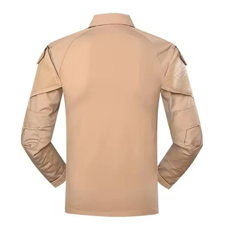 Guangzhou Supplier Supply Man Camouflage Frog Suit Uniform Tactical T-shirt Black Tactical Polo shirt