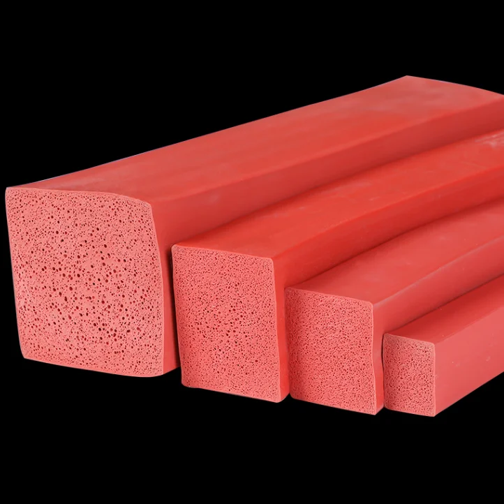 High Temperature Heat Resistant Silicone Rubber Strip Sponge Foam Sealing 2*20mm