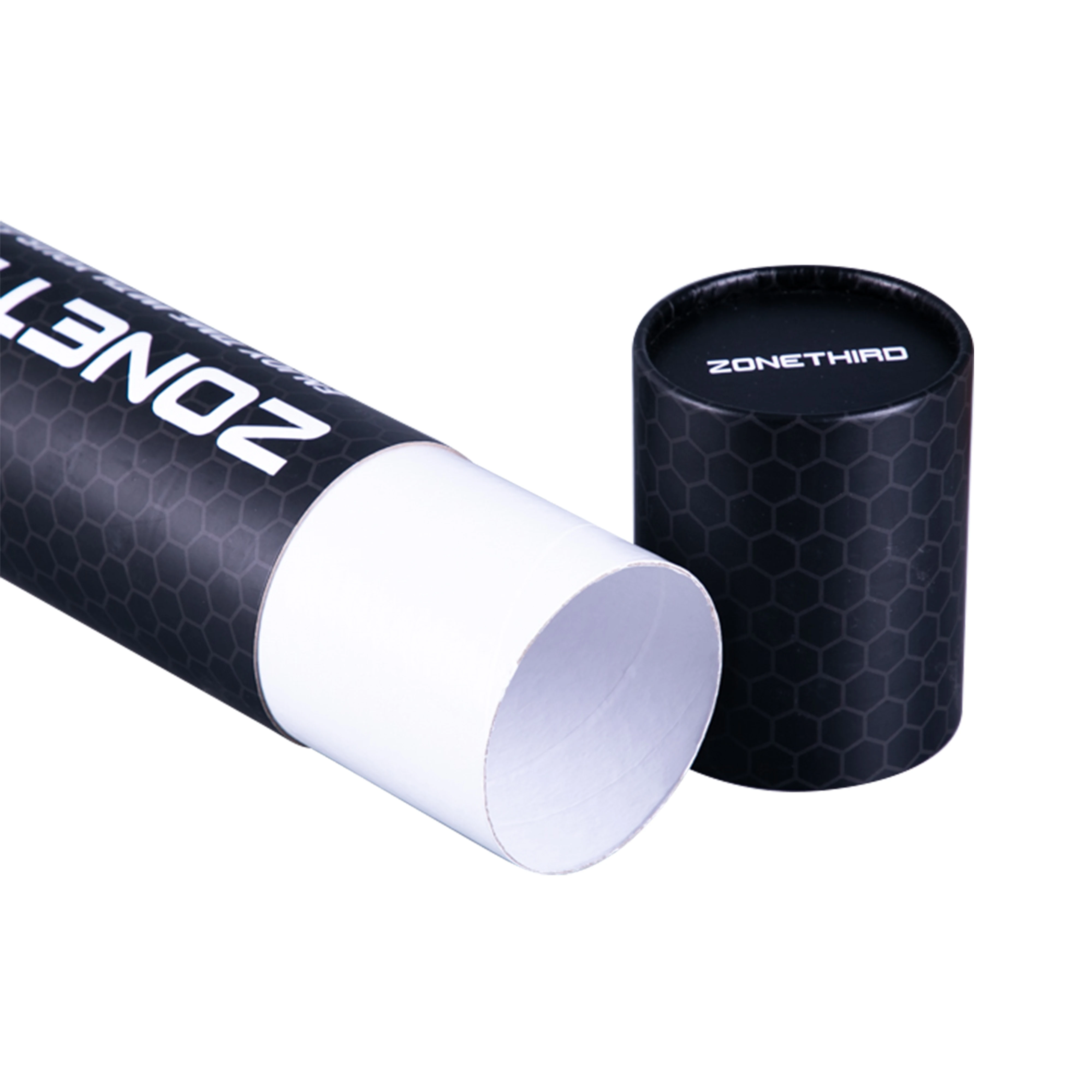 
Matte film black sporting goods paper tube sale 