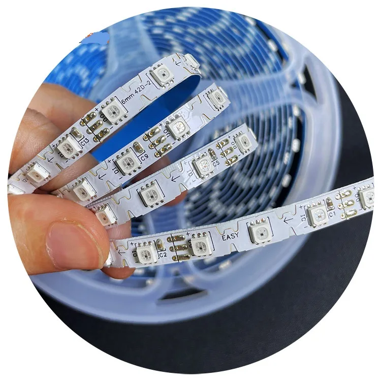 3 wire 3pcs led cuttable DC12V zigzag s shape magic RGB programming led flexible s trip light for separently led neon light