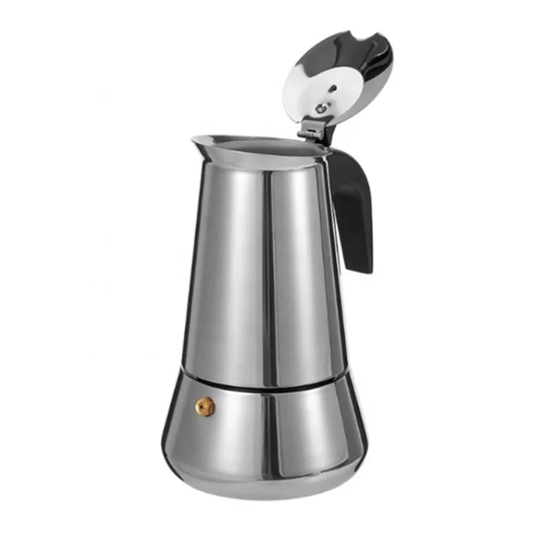 Moka Stovetop Espresso Latte Coffee Maker Percolator Pot Italian Stainless Steel Moka Coffee Machine