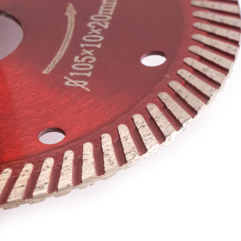 Royal Sino 4 Inch Factory Direct Sale Turbo Ultra Thin High-end Tile Cutting Disc Ceramic Porcelain Sintered Diamond Saw Blade