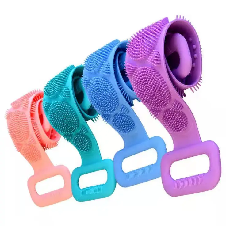 Силиконовая Мочалка для мужчин и женщин, мощный спонж для удаления грязи и пыли, волшебное устройство, щетка для отшелушивания и отшелушивания на спине