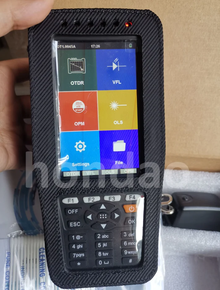 Hondao HD4102EO Optical Time Domain Reflectometer 7-inch anti-reflection LCD screen