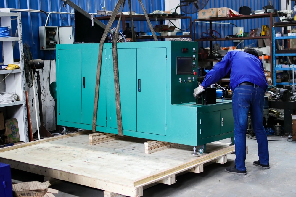 2021 POPLULAR Touch Panel Coil Roofing Nails Making Machine Collator