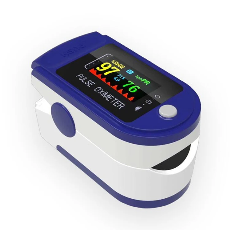 
HOT sale cheaper blue TFT Display Blood Oxygen Saturation Fingertip Clip Pulse Testing Device  (1600185105430)