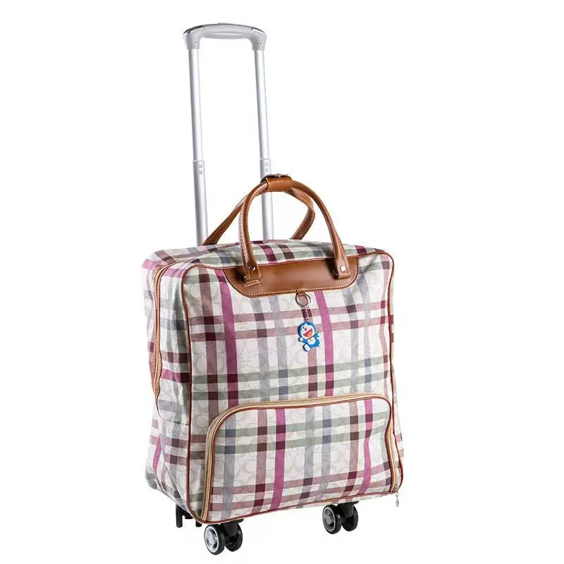 female hand luggage large capacity wheel pull rod bag travel bag boarding bag