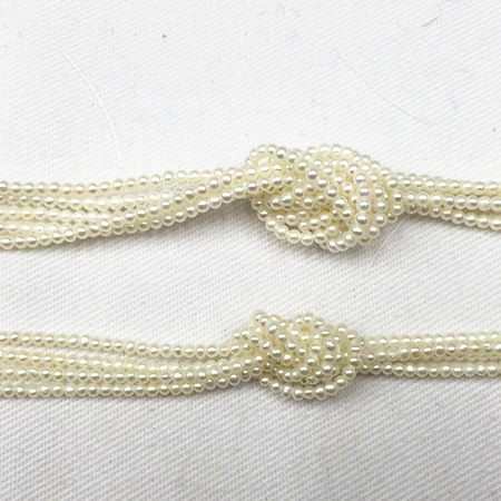 1.7-1.9mm Small Size Freshwater Cultured Pearl Loose AAA White Near Round Pearls