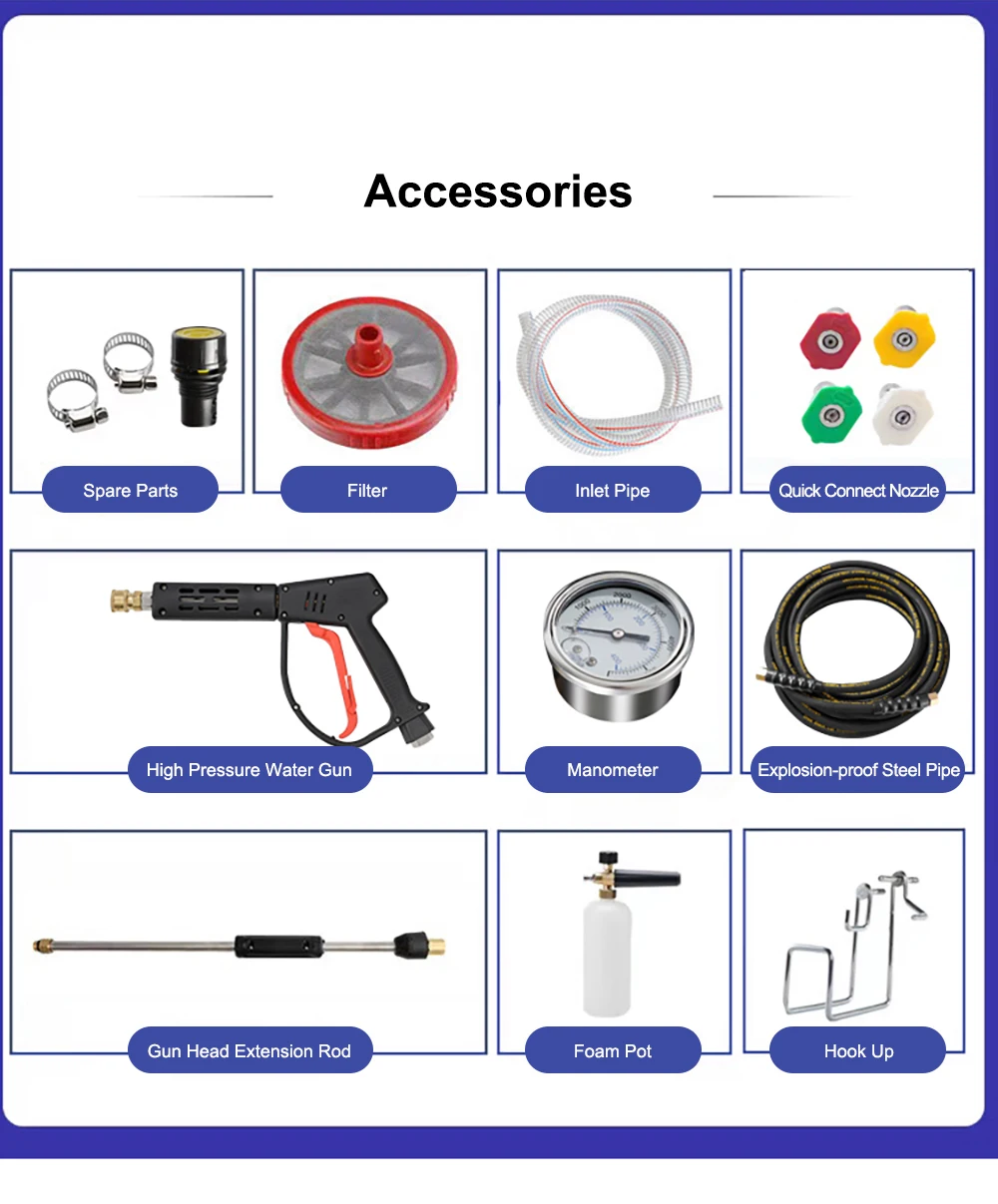 Water jet high pressure washer Commercial power automatic car washing equipment pressure car washing equipment