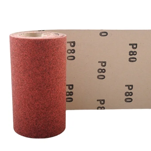 Multicolor Water aluminium oxide Sandpaper Roll for Polishing sanding paper disc