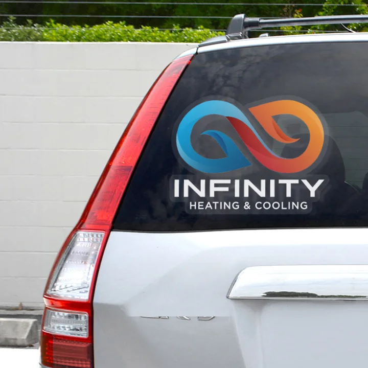 Vinyl UV transparent toy car decals car window logo die cut stickers printing car stickers hot spin paper etc