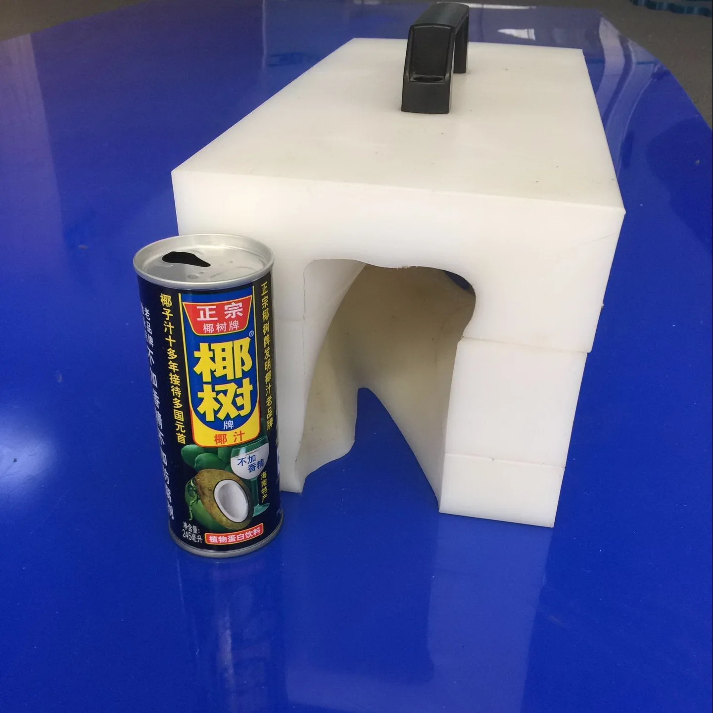 Milk can turn over equipment