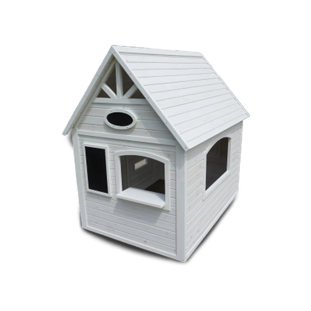 Заводской водонепроницаемый садовый безопасный новый дизайн деревянные детские уличные игровые домики для продажи