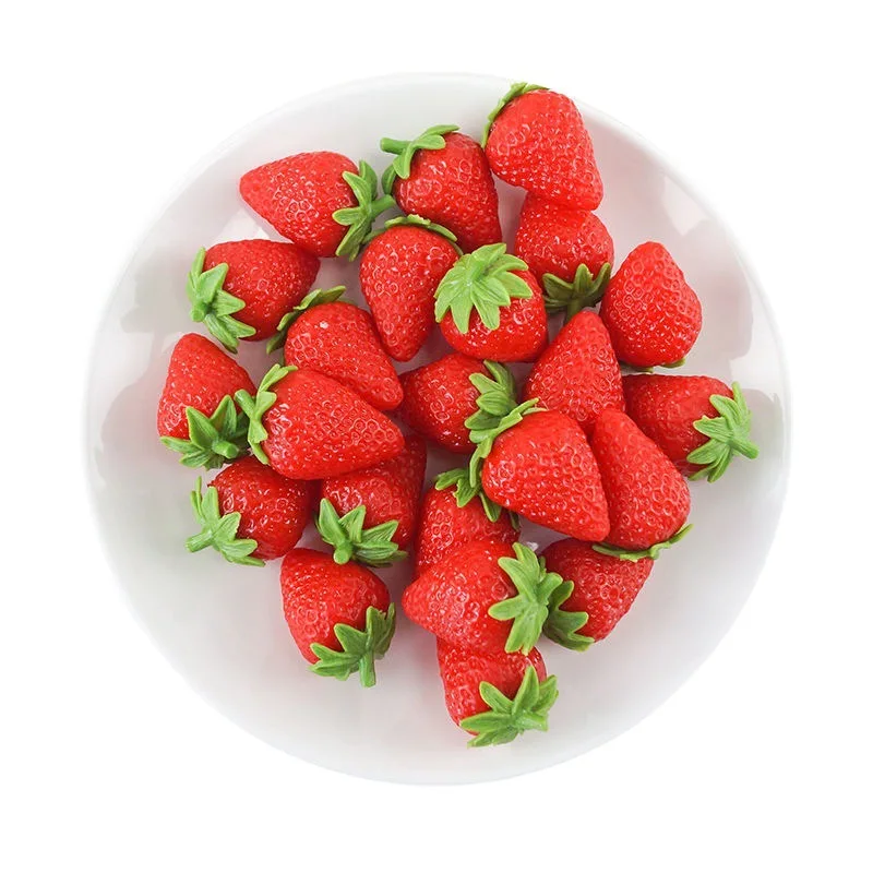 Red Strawberry Artificial Strawberry foam material imitation Strawberry cake bouquet decoration accessories flower packaging