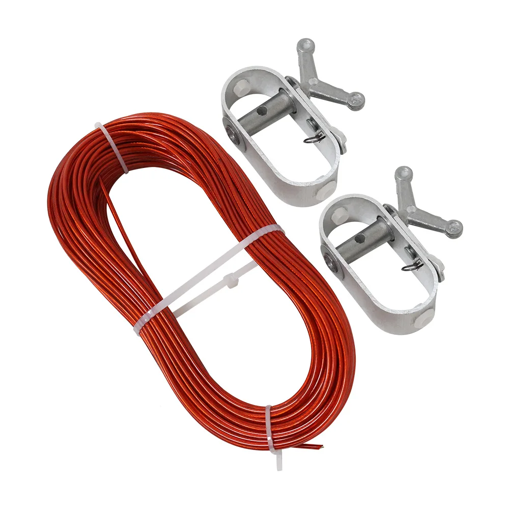 Metal Galvanized Steel Wire Stretcher Rope Tensioner For Fruit And Vegetable Greenhouses with a 10 meter steel wire rope