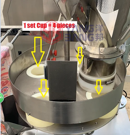 YB-300K Economical 50g-1kg Granules Beans Salt Sugar Packing Machine with Volumetric Cup Filler