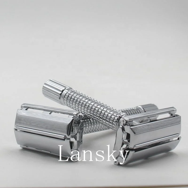 Butterfly opening Adjustable Double Edge Safety razor