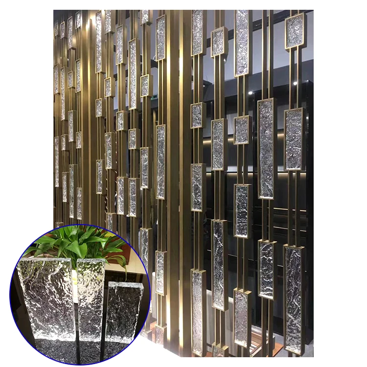 Crystal Glass Bricks For Partition Wall Single Side Ice Crystal Textured Glass Bricks Wholesale Decorative Solid Glass Bricks