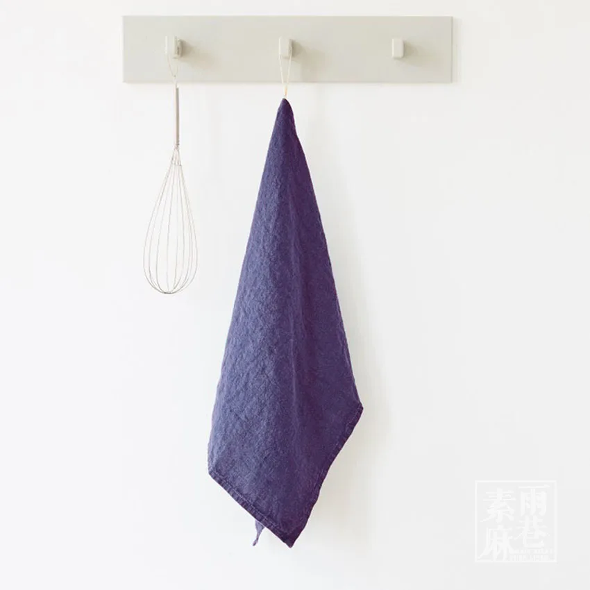 Simple northern Europe style Water washed 100% linen flax Tea towel/Napkin/Kitchen towel/Rag for cleaning