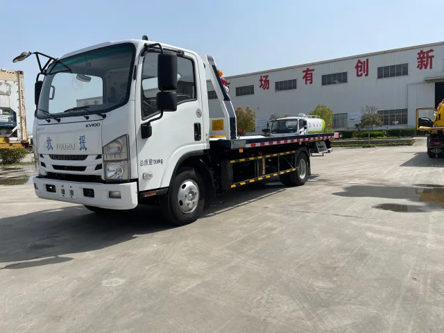 5 Tons Isuzu Wrecker Tow Truck Flatbed Platform Recovery road rescue truck for Sale