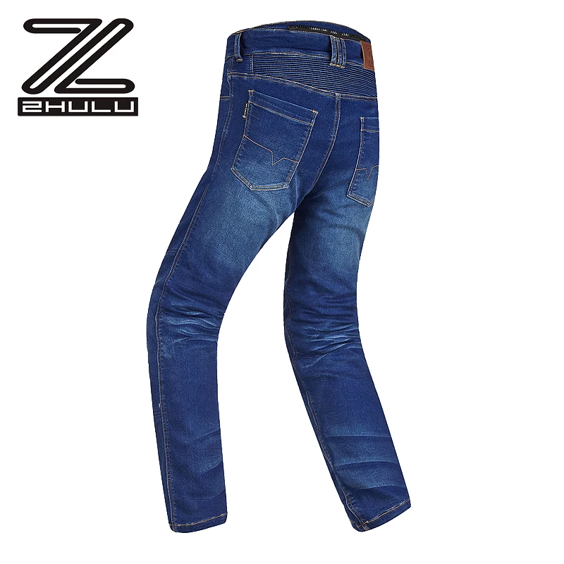 Denim Trousers High elastic Breathable Motorcycle Knee Protections Jeans