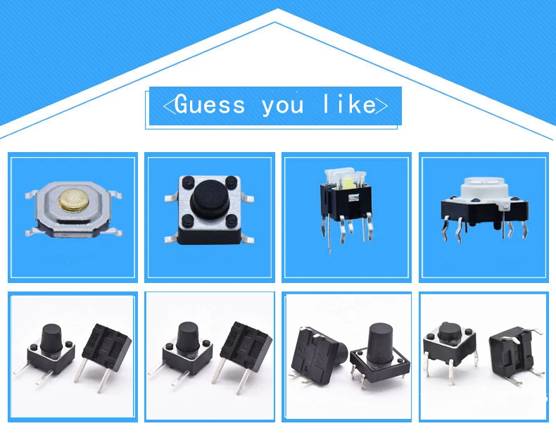 6*6 / 6x6 switches mini High push-button long press key tactile switch 6*6*21.5 mm | 6x6x22 tact switch
