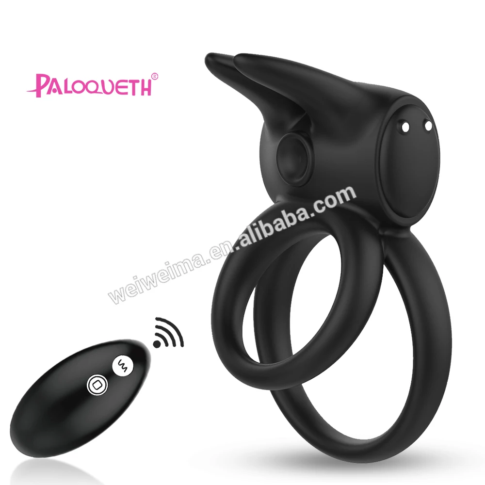 
PALOQUETH 7 Speed Waterproof male sex toys shop cock ball rings vibrator for men penis 