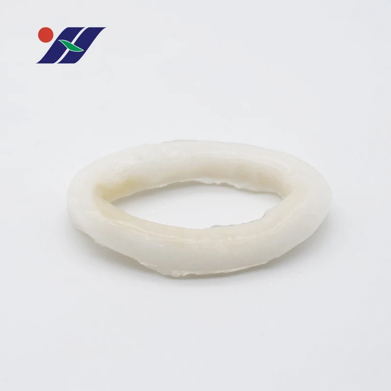 Wholesale The High Quality Frozen Seafood Product Frozen Squid Ring Ice Hanging Clothes Squid