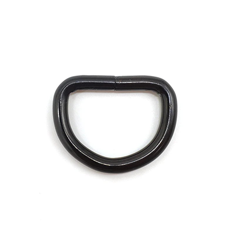 d ring black metal steel d-ring handbag hardware iron buckle lifting 10mm 20mm 21mm 25 mm 80mm metal rectangle d ring