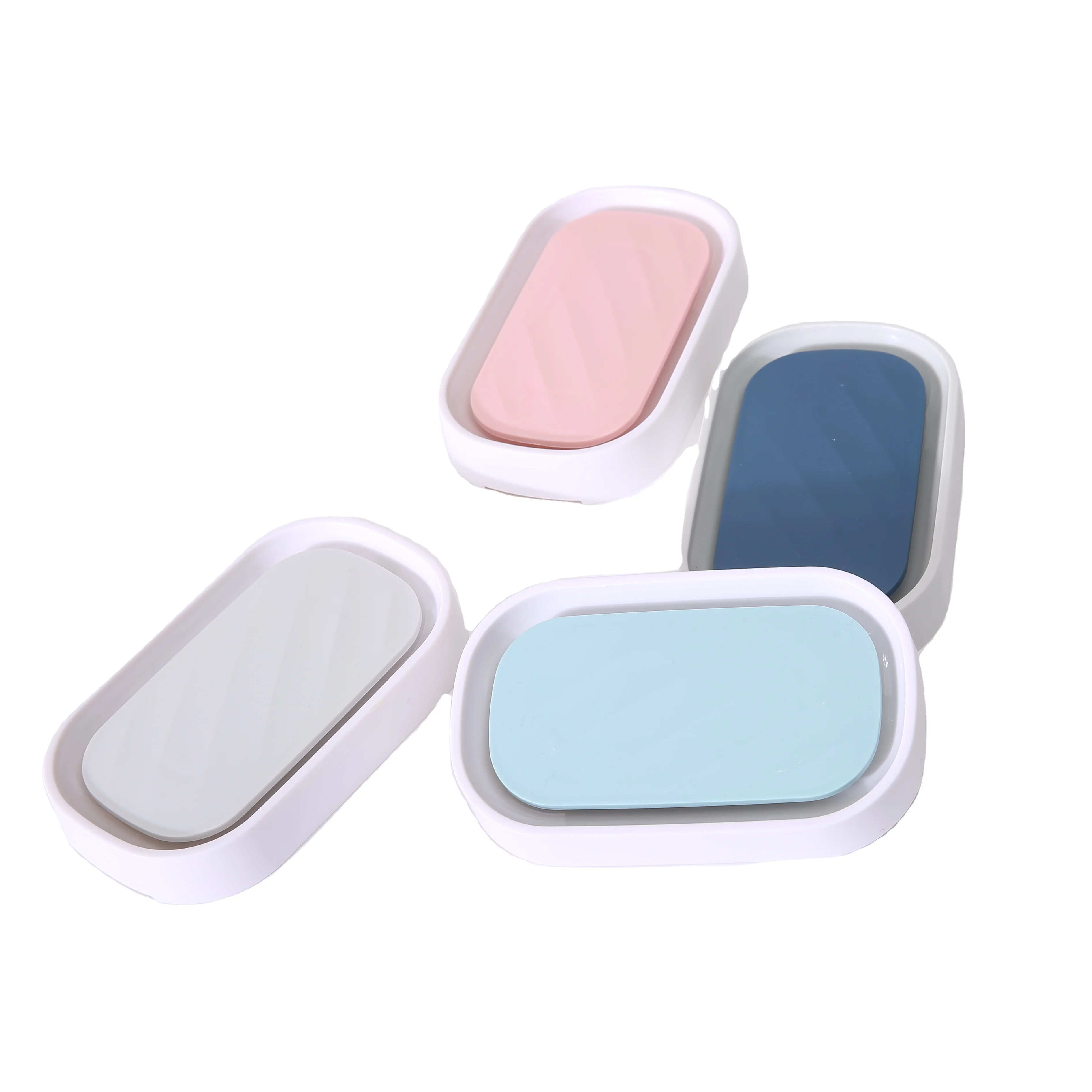 2021 New Design soap dish holder plastic soap dishes soap dish bathroom