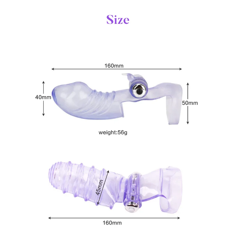 Amazon Hot Selling Finger Vibrator Sex Toy Strap On Finger Vibrator Stimulator Dildo G Spot Massager Sex Toys