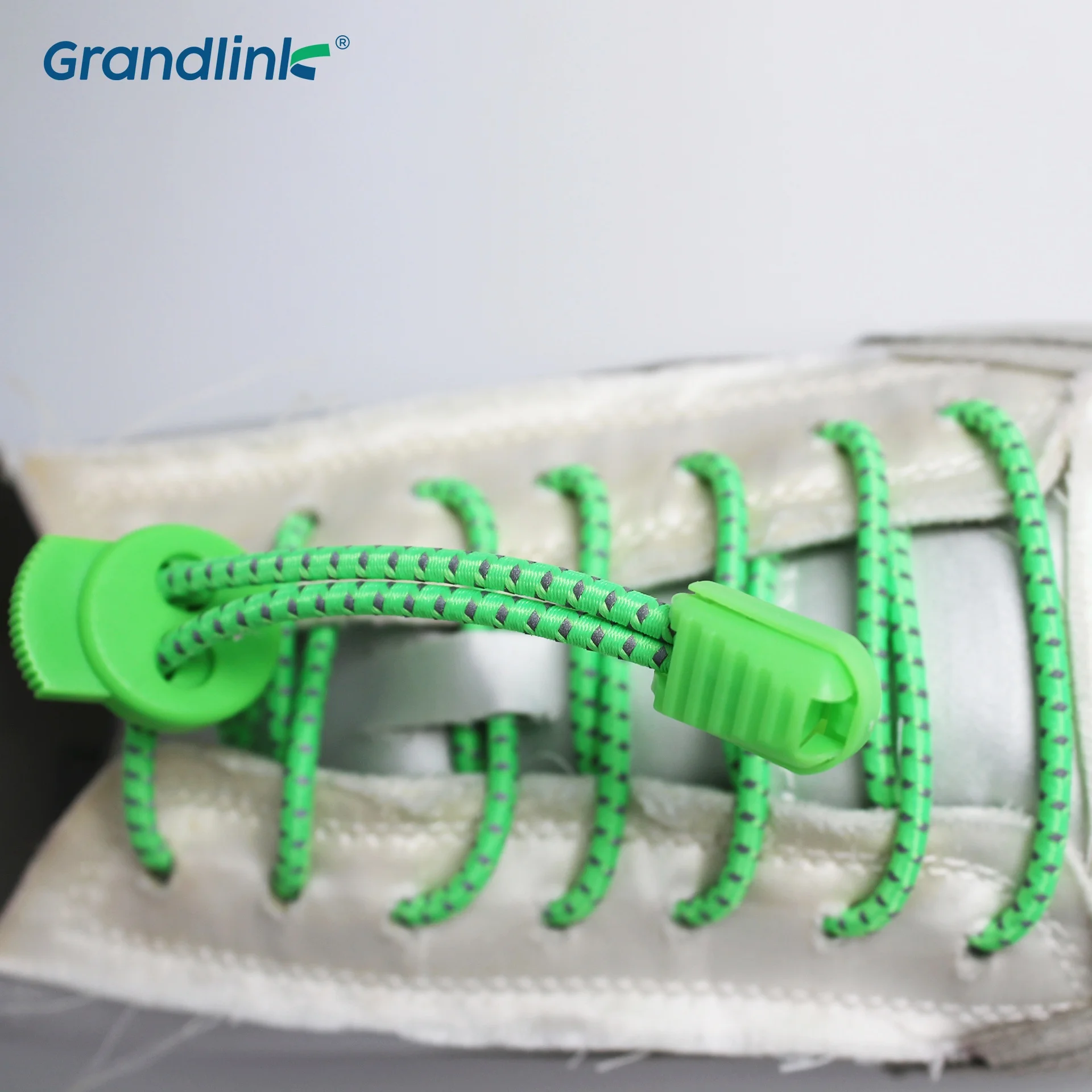 Custom Round Polyester Reflective Shoe Laces Lazy Shoelaces No Tie Elastic shoelace Outdoor Sports elastic shoelaces