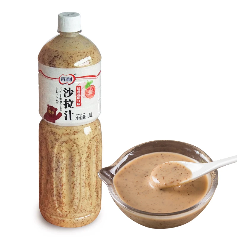 Hot Sale 1.5L 230g 40g Japanese sesame salad dressing Goma salad dressing sauce BRC-A BSCI IFS  Sesame Salad Dressing