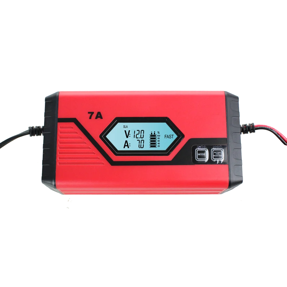 7-Amp Fully Automatic Smart Charger, 6V 12V Battery Charger,Battery Maintainer Trickle Charger for Car Truck Motorcycle Boat RV