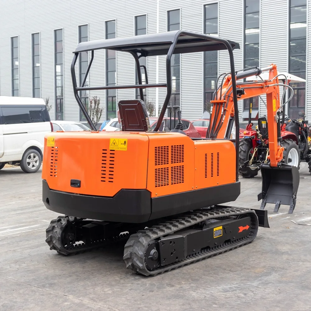 Cheap Chinese 1 Ton Mini Crawler Bagger Digger Excavators Machine Minibagger 1 1.5 2 3 Ton Rc Mini Excavator Prices For Sale