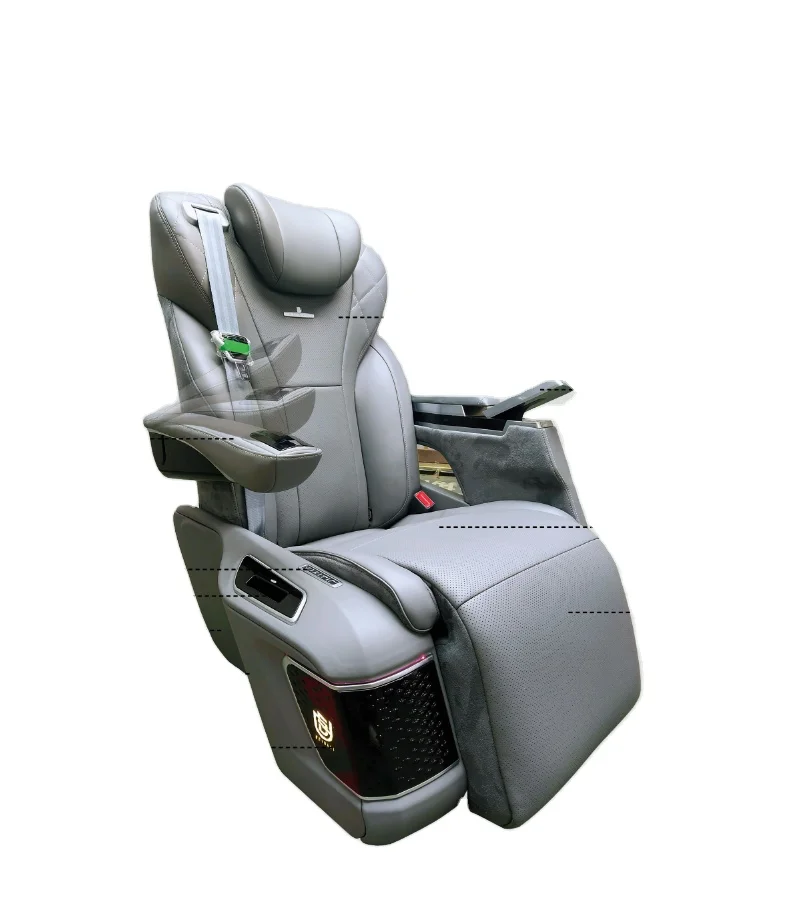 ST-VIPBZ Leather Sport Aero Seat MPV Car Captain Seat Toyota Hiace Luxury Van Fits Carnival Vito Van Models HondAa Alphard Model