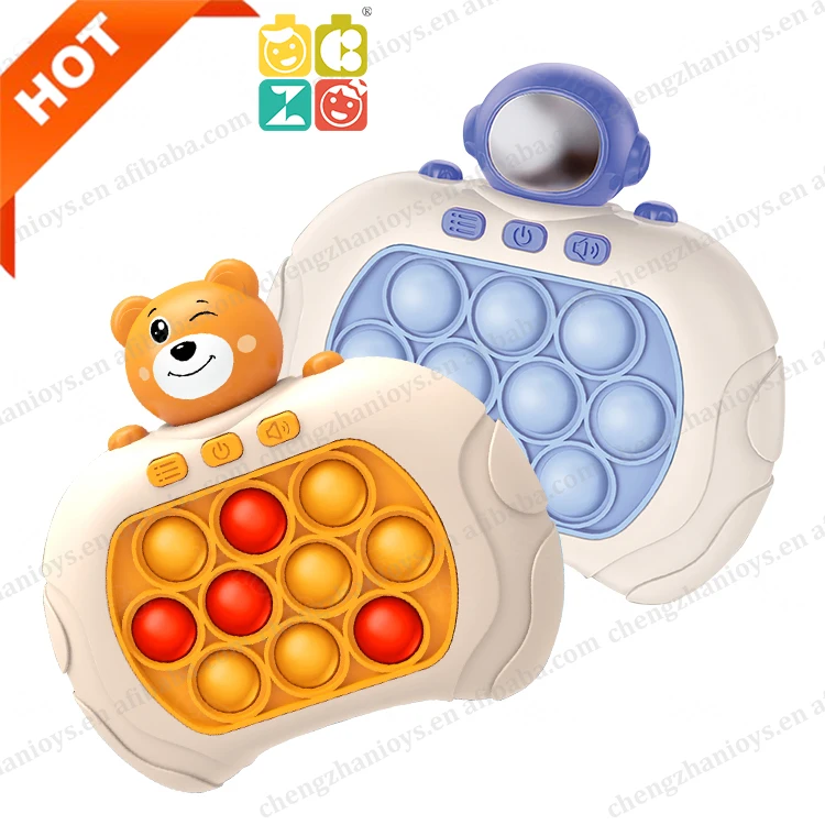 Hot Sale Kullomi Electronic Children Release Fast Memory Button Pop Novelty Toy Puzzle Machine Quick Push Bubble Game Console