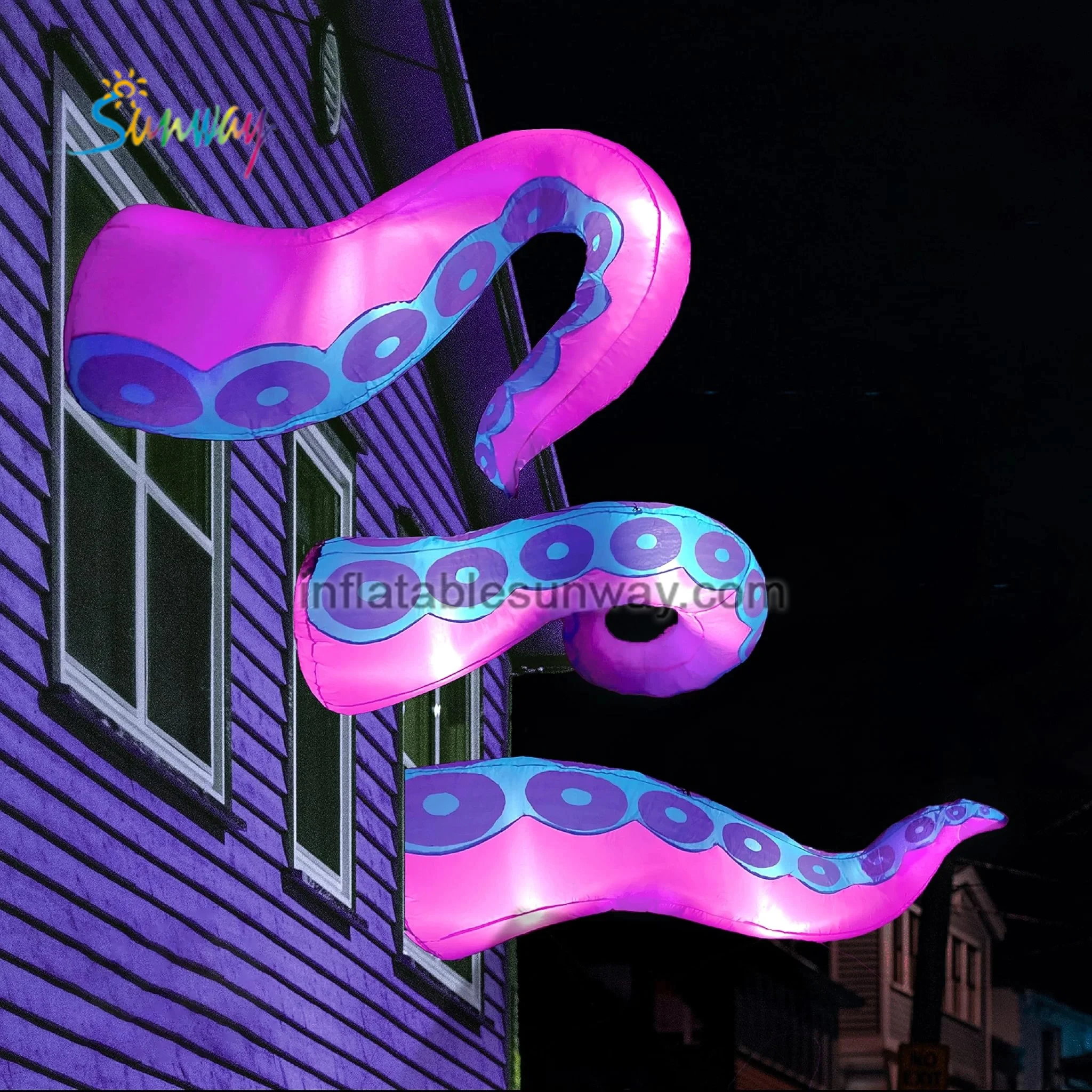 Wholesale price Custom big inflatable cat Ballon Halloween inflatable Halloween octopus