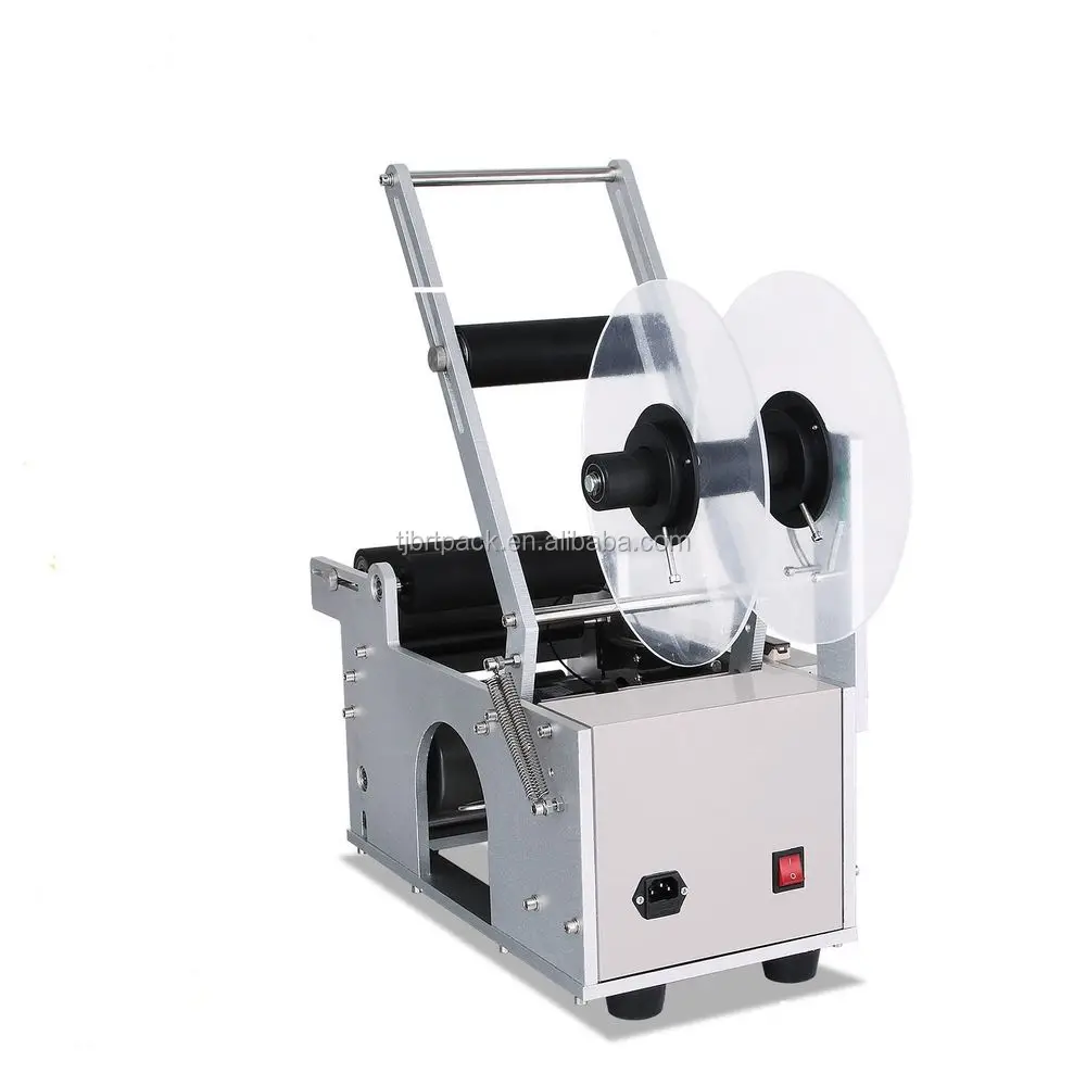 flexo sticker label printing machine Printer Sticker Roll semi auto labeling machine for round bottle