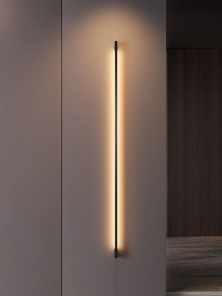 Linear Strip Wall Lamp Ip65 Waterproof 2700K Wall Lamps Modern Waterproof Long Strip Led Wall Lamp Light for Bedroom