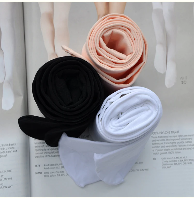 F5001 Wholesale Soft Ballet Dance Tight Foot Tights For Girls Stocking Pink