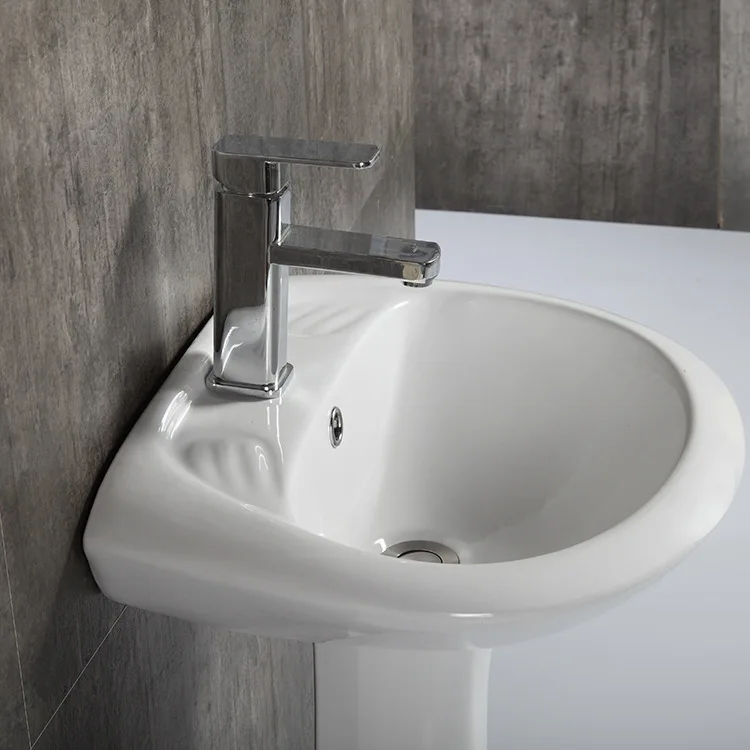 Sanitary ware ceramic bathroom pedestal sink/basin/basin Cheap price