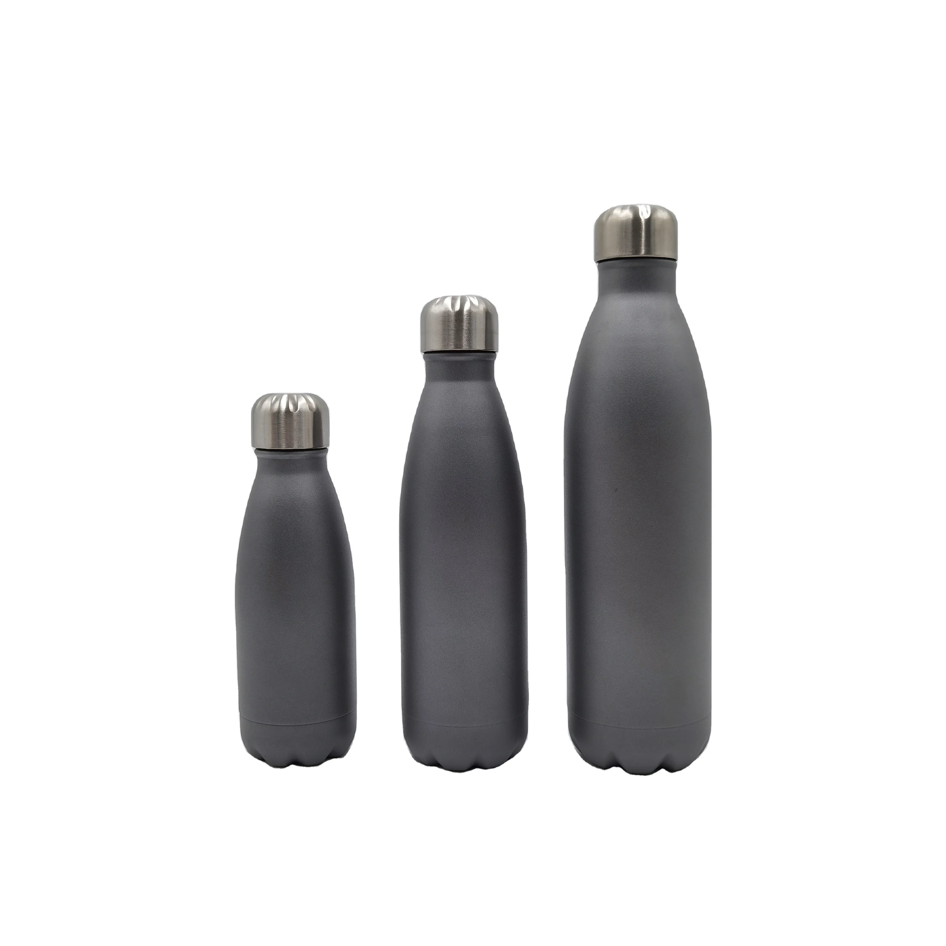 Cola Shaped Double Walled Vacuum Insulated Reusable Water Bottle Stainless Steel Water Bottle