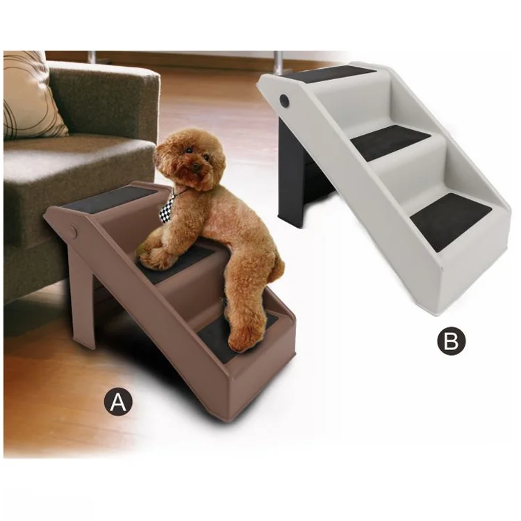 Supported Holder Removable Pet Stairs Portable Three Step Lightweight Dog Easy Step
