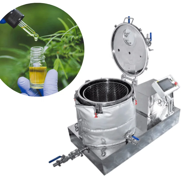 Herb Oil Ethanol Extraction Machine Distillation System Liquid Centrifugal Extractor