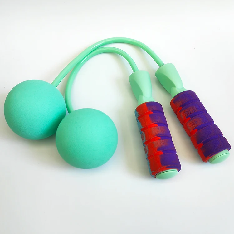 Модная Нескользящая ручка EVA Встроенная утяжеленная Беспроводная Скакалка из железа